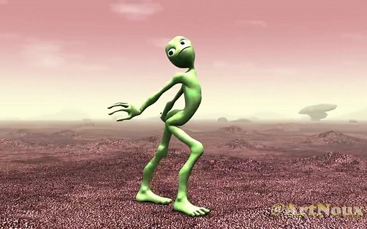 最近国外超火的外星人舞，这姿势，太魔性了