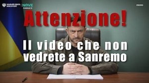 Crozza: il discorso di Zelensky che non vedrete a Sanremo