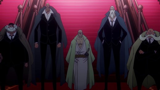 One Piece chapter 1157 raw scans: The Gorosei blackmail Harald as the Rocks Pirates yearn for Shakky