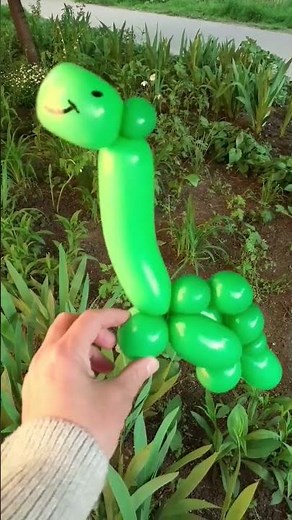Balloon Animals Dinosaur DIY #balloonanimals #balloondecoration #dinosaur