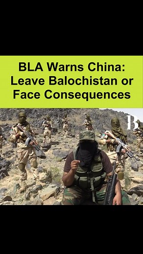 85K views · 1.2K reactions | The Baloch Liberation Army (BLA) has escalated tensions, warning China and Pakistan to exit Balochistan. After a bold attack on a Pakistani military camp in Lasbela, the BLA threatens further action, raising the stakes in the already volatile region. . . . #pakistan #balochistan #bla #balochistanliberationarmy #china #gwadar #cpec #cpecroute #news #viral #trending | Briefly | Facebook