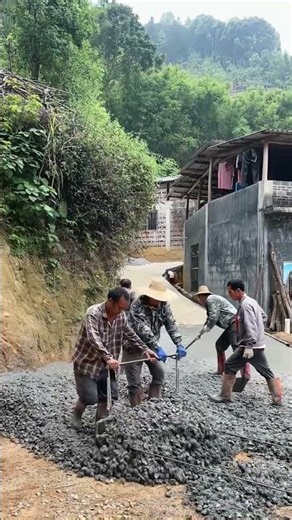 Concrete Mountain Road Constructing Technique