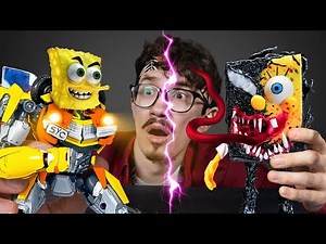 Transformers SpongeBob vs Venom SpongeBob - The DIY Battle You’ve Never Seen Before! 💥💀