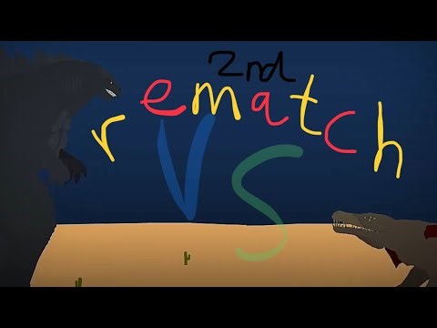 Godzilla vs SCP-682 (Sticknodes animation/2nd rematch) monsterverse vs scp foundation
