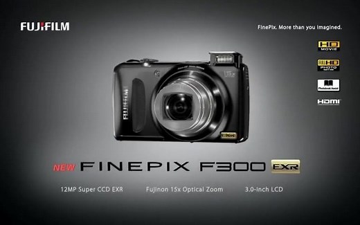 世界首款片上相位对焦相机 富士 F300/F305 EXR (2010) | Fujifilm FinePix