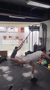 WORKOUT BUDDY 🦁🐔 Yukien Andrada and Rome Dela Rosa ❤️💙 📸 Nevs Tañala | Magnolia Hotshots News