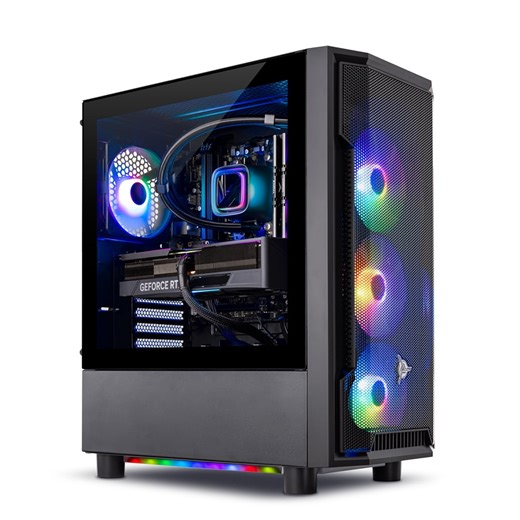 Skytech Shadow Gaming PC Desktop NVIDIA Geforce RTX 4060 1TB NVMe SSD 16GB DDR4 SDRAM, AIO Liquid Cooling Windows 11