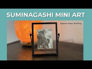 Discover the HIDDEN Art of Suminagashi - Japanese Paper Marbling Made Simple