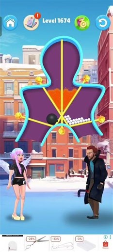 Makeover Pin Game Pull the Pin Level 1674 | andriogamesplay | gamerzsnowy