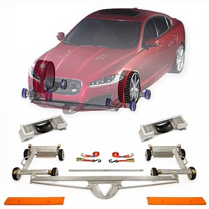 Collins™ Carrier Dolly System Complete Inc (CDS-TC) - RED - RECOVERY EQUIPMENT DIRECT