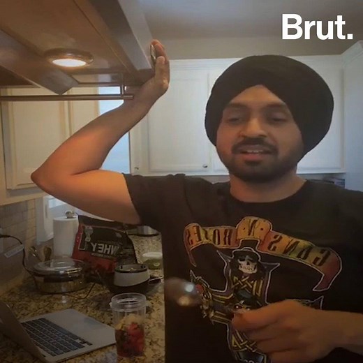 24M views · 386K reactions | Diljit Dosanjh Vs. Alexa: watch who wins this amusingly unintended battle as Alexa drives Diljit up the wall over a song request.  | Brut India | Facebook