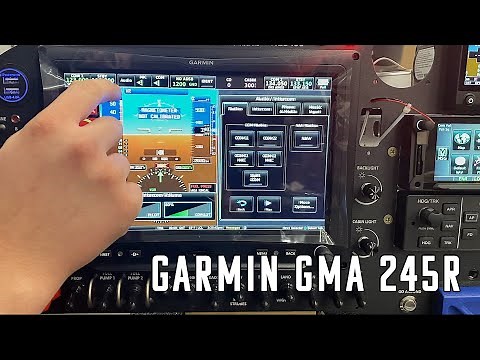 Garmin GMA 245R Audio Panel Overview