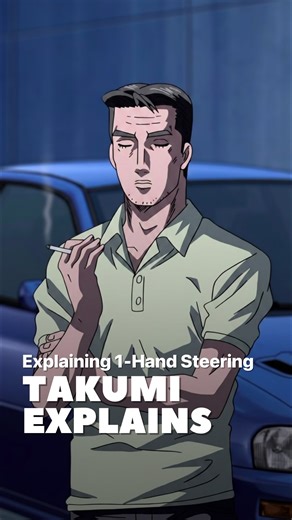 Initial D x MF Ghost x Subaru & Subaru | Would you have liked to see Takumi master and use the one-hand steering technique in an actual race in the series? 🤔 It’s kind of funny... | Instagram