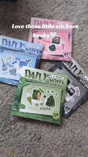 These sticker books are absolutely adorable, #stickers #journaling #scrapbooking #fyp #foryoupage❤️❤️