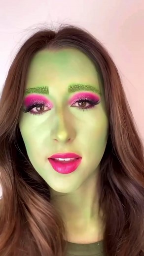 Disgust Inside Out Halloween Makeup Tutorial