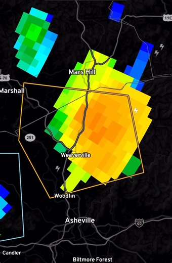 24K views · 137 reactions | ⚠️ Microburst Risk Near Asheville ⛈️...
