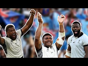 Don't miss these unbelievable Fiji full-time scenes! | Rugby World Cup 2023