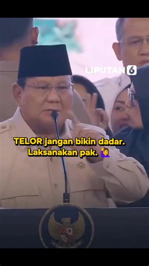 TELOR jadi topik utama 😂😂😂 #capcut #kocak #viral #prabowo #indonesia .
