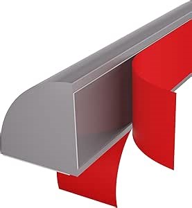 Flexible Quarter Round Molding, Mini Peel and Stick Rubber Trim Moulding(118Inch)