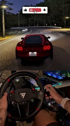 Ferrari 812 Superfast | Pure V12 Sound in 4K | Realistic Steering Wheel Gameplay