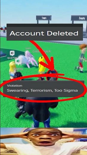 ROBLOX PERMA BAN 😭😭 #roblox #robloxshorts #robloxedit #robloxmemes