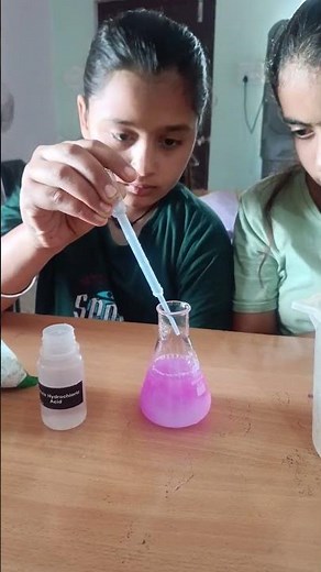 Watch Phenolphthalein Change Color! Fun Science Experiment. #Phenolphthalein #ScienceExperiment