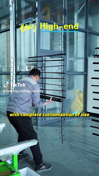 Full-process custom OEM for aluminum fencings and doors, with complete customization of size, style, color, and finish. Widely used in courtyards, factory areas, and schools. Direct supply from the source factory with no middlemen, making cooperation more cost-effective. #ResidentialConstruction #CommercialRealEstate #Landscaping #PoolConstruction #CivilEngineering