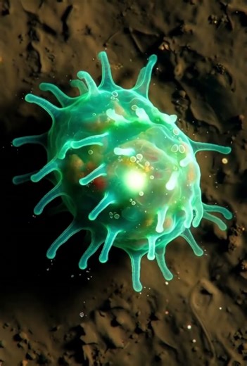 Amoeba under microscopic structure #viralreal #viralshort #viralvideo #amoeba #biology #science #pk