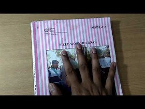 How to prepare MSWL 13 English Journal of IGNOU MSW I BSW I MSWC By Manish Bharti