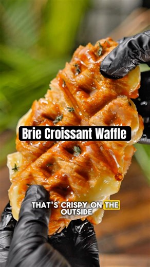 Brie Croissant Waffle
