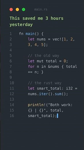 🔥 The rust feature I use daily #coding #rusttips #programming
