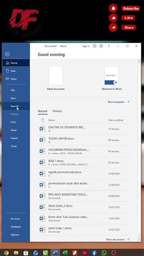 The Easiest Way to Convert Word to PDF #shorts #msword #tips #tutorial #msoffice
