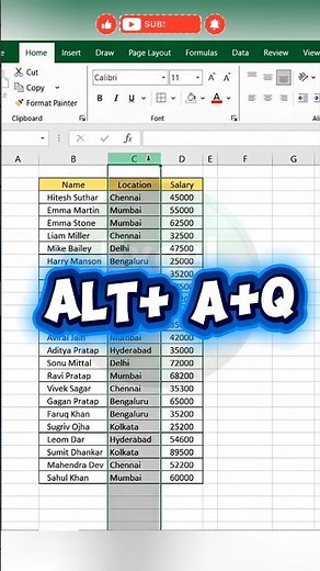 Excel Advanced Filter Trick in 30 Seconds! 🔥 #excel #excelfunction #exceltutorial
