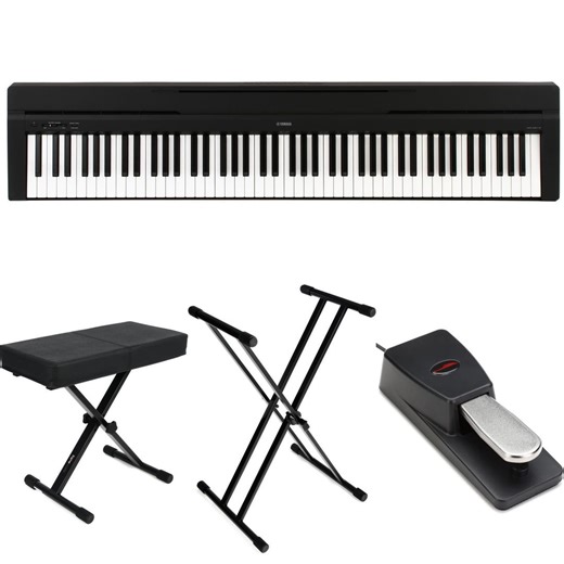 Yamaha P-45 88-key Digital Piano Essentials Bundle
