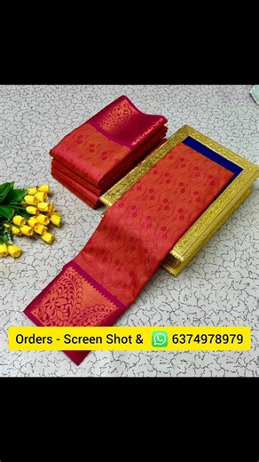 To Place Orders WhatsApp 6374978979 || @vstexelampillaisarees || #saree #trend #youtube