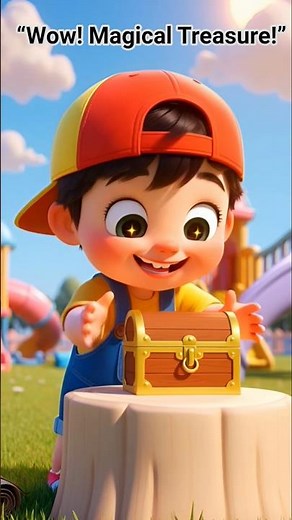 Toddler Treasure Hunt! 🗺️ Cute Boy Cartoon | Preschool Kids Short Video