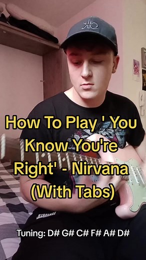 Learning 'You Know You're Right' by Nirvana: Guitar Tutorial with Tabs
