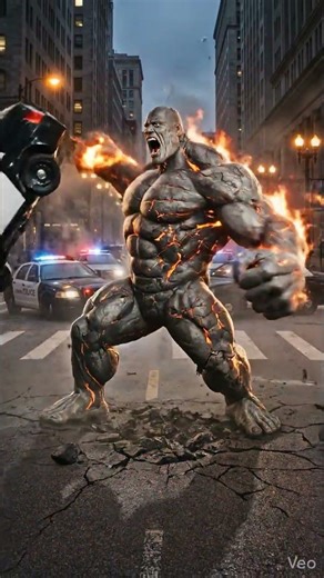 The Rock Becomes The Gray Hulk | City Rampage #hulk #gray