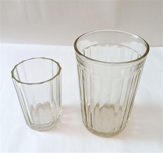 Vintage Russian Faceted Glass Tea Glasses for Podstakannik 100ml 200ml Vodka Stopka Stakan USSR - Etsy