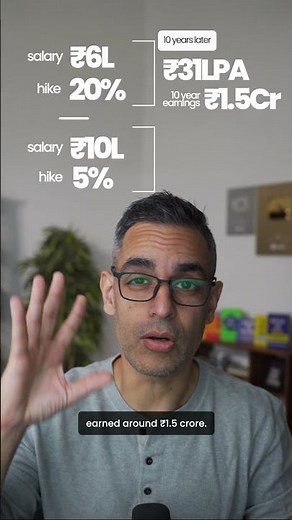 Salary vs Hike - Important Kya hain?! | Warikoo Careers #shorts