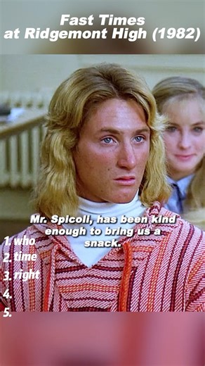 Fast Times at Ridgemont High (1982) | Spicoli Orders Pizza to Class 🍕😂