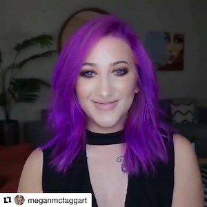 We love #splatbabe Megan McTaggart and her amazing tutorial with our #lustylavender 💜 ・・・ Come watch how I colored my hair purple at home with @SPLATHairDye 💜 Linked in my bio #SPLAT #ad | Splat Hair Color