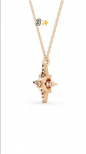 Fairy Glint - 14K Rose Gold Diamond Necklace Collection!