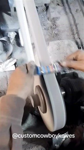 Handmade cowboy knife making and handle polishing techniques. www.customcowboyknives.com #WesternOutdoors #WesternBladesmith #OutdoorEssentials #WestwardKnives #FunctionalKnives #TacticalKnives #OutdoorCraftsmanship #KnivesOfTheWest #BowieKnives #WesternRanching #CowboyPride #WesternOutdoors #VintageKnives