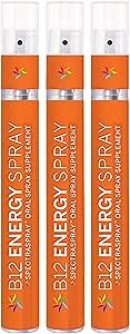 Spectraspray Vitamin B12 Spray Vitamins - 3 Pack Oral Essential Vitamin Kit, 30 Day Supply per Spray