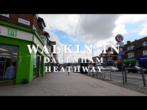 Walking in Dagenham Heathway Barking and Dagenham East London