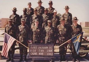 6.7K views · 97 reactions | A look back at Ft. Jackson drill sergeant photos (courtesy of The Military Yearbook Project) 1982,Fort Jackson,B-7-2,Drill Sergeants 1982,Fort Jackson,D-9-2,Drill Sergeants 1983,Fort Jackson,E-8-2,Cadre 1987,Fort Jackson,D-4-13 Cadre | Fort Jackson Basic Training Alumni | Facebook