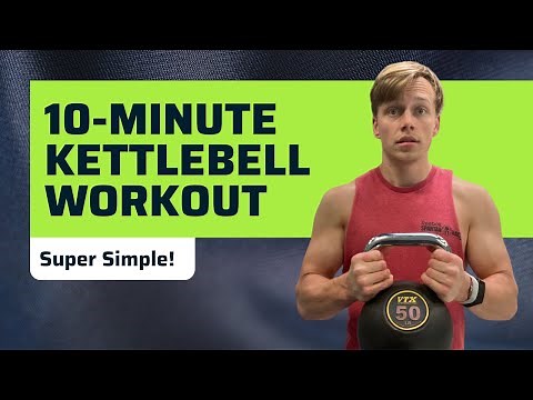 10 Minute Kettlebell Swing Workout (FOR FAT LOSS)