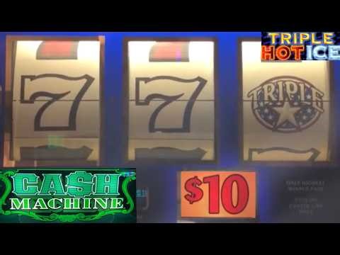 BOOM! High Limit Triple Stars + Cash Machine + Triple Hot Ice slots!
