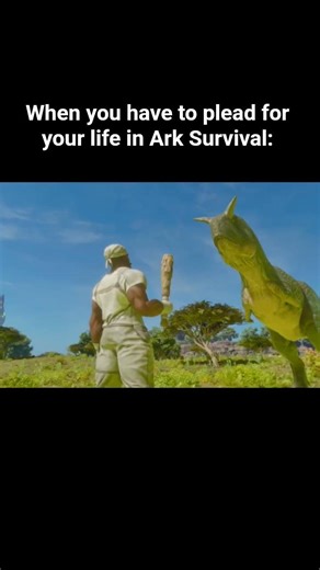 pleading for your life in Ark #arksurvivalascended #arkmemes